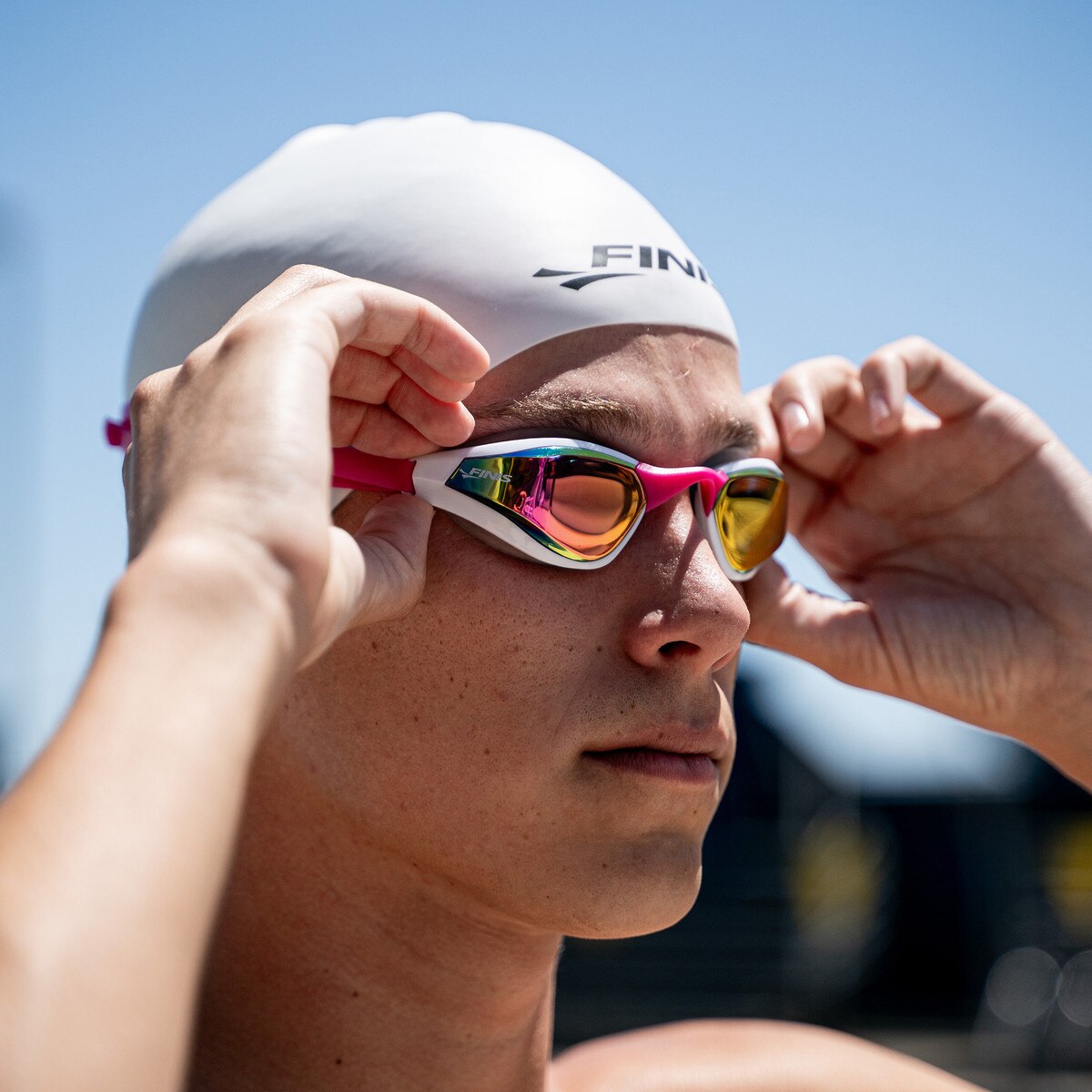 FINIS Mach 1 Pink Opal Racing Goggles South Africa